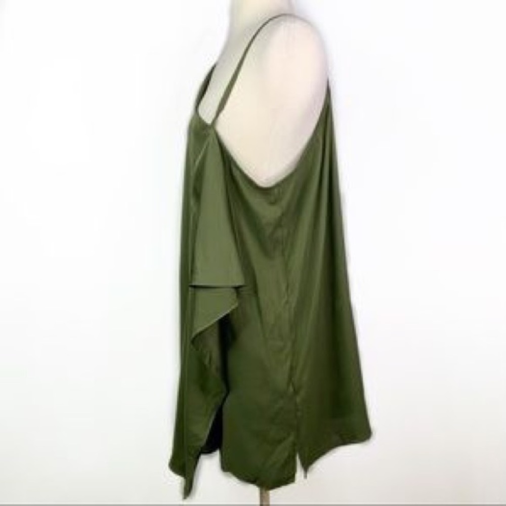 NWT Goldray femke one shoulder blouse green plus - Picture 7 of 13